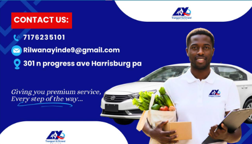 Professional delivery service person with groceries and packages